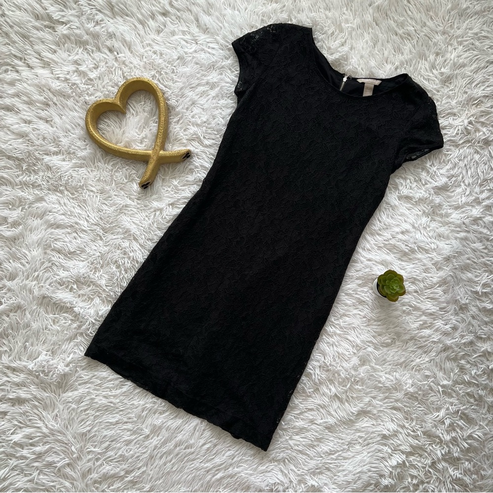 Banana Republic Elegant Black Lace Blouse